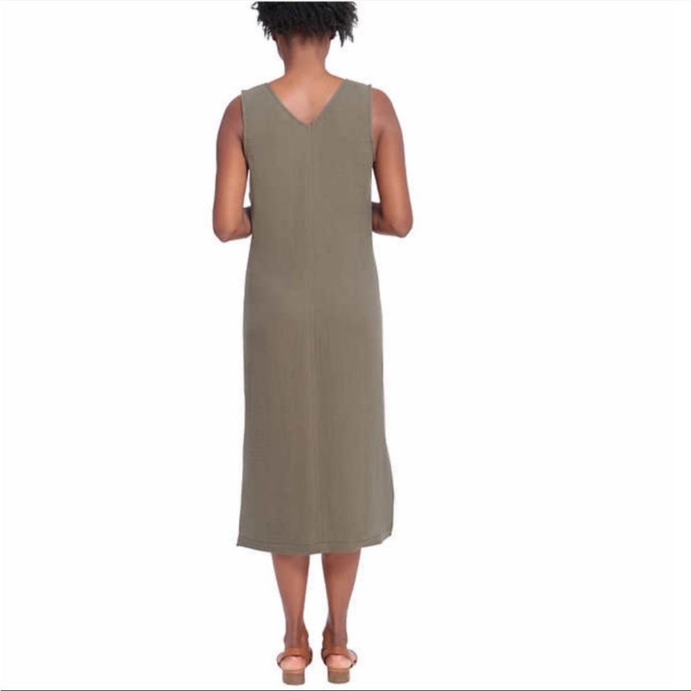 Briggs Ladies Women Long Dress, Green ( XXL ) - Picture 3 of 5